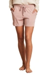Barefoot Dreams Cozychic® Ultra Lite® Drawstring Lounge Shorts In Teaberry