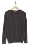 Barefoot Dreams ® Cozychic Ultra Lite® Drop Shoulder Lounge Sweater In Black