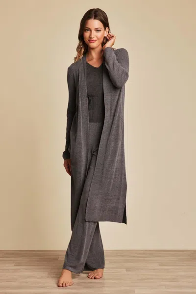 Barefoot Dreams Cozychic Ultra Lite® Everything Cardigan In Carbon