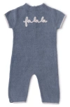 Barefoot Dreams Cozychic™ Ultra Lite® Falala Holiday Romper In Blue