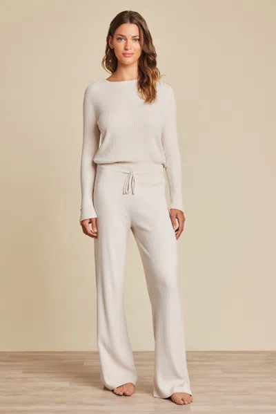 Barefoot Dreams Cozychic Ultra Lite® Fine Rib Pant In Sand Dune