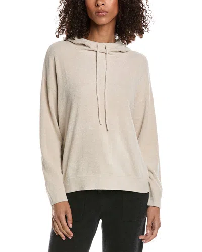 Barefoot Dreams Cozychic Ultra Lite Funnel Neck Hooded Pullover In Brown