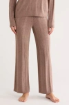 Barefoot Dreams ® Cozychic® Ultra Lite® Metallic Ribbed Pajama Pants In Brown