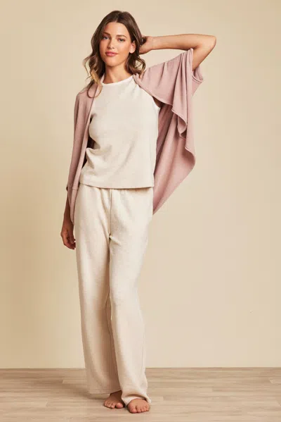 Barefoot Dreams Cozychic Ultra Lite® Pointelle Cardigan In Neutral
