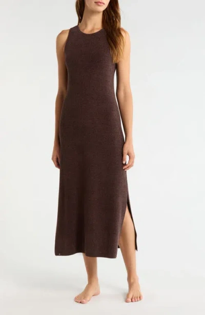 Barefoot Dreams Cozychic Ultra Lite® Racerback Rib Sweater Dress In Brown