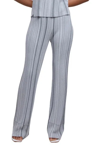 Barefoot Dreams Cozychic® Ultra Lite® Rib Ankle Pants In Moonbeam Multi