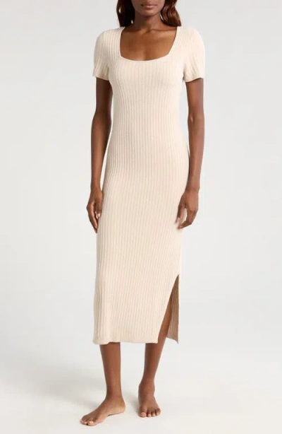 Barefoot Dreams Cozychic® Ultra Lite® Rib Dress In Stone