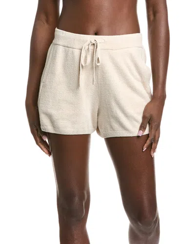 Barefoot Dreams Cozychic Ultra Lite Rib Inset Short In Neutral