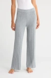Barefoot Dreams Cozychic® Ultra Lite® Rib Pajama Pants In Gray