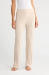 Barefoot Dreams Cozychic Ultra Lite Ribbed Ankle Pant In Multi
