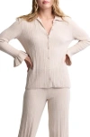 Barefoot Dreams Cozychic® Ultra Lite® Rib Pajama Top In Neutral