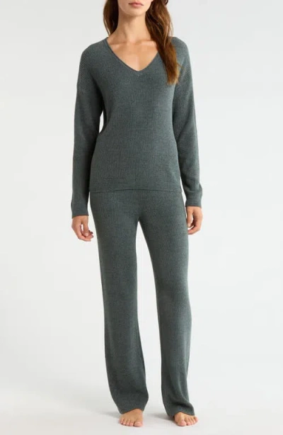 Barefoot Dreams Cozychic® Ultra Lite® Rib Pajamas In Gray