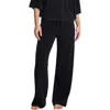 Barefoot Dreams ® Cozychic® Ultra Lite® Rib Rolled Edge Pants In Black
