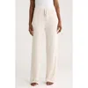 Barefoot Dreams ® Cozychic® Ultra Lite® Rib Rolled Edge Pants In White