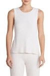 Barefoot Dreams Cozychic Ultra Lite Ribbed Tank In Sand Dune