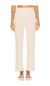 Barefoot Dreams Cozychic Ultra Lite Ribbed Ankle Pant In Multi
