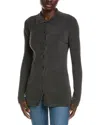Barefoot Dreams Cozychic Ultra Lite Ribbed Button Down Cardigan In Grey