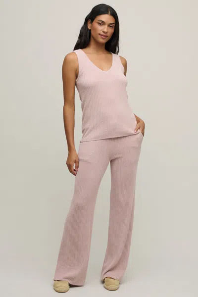 Barefoot Dreams Cozychic Ultra Lite® Ribbed Lounge Set In Pink