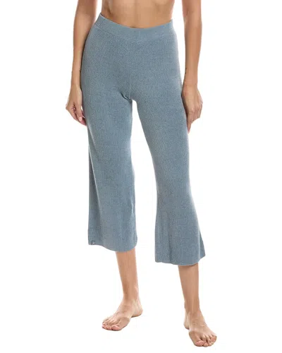 Barefoot Dreams Cozychic Ultra Lite Ribbed Slit Crop Pant In Multi