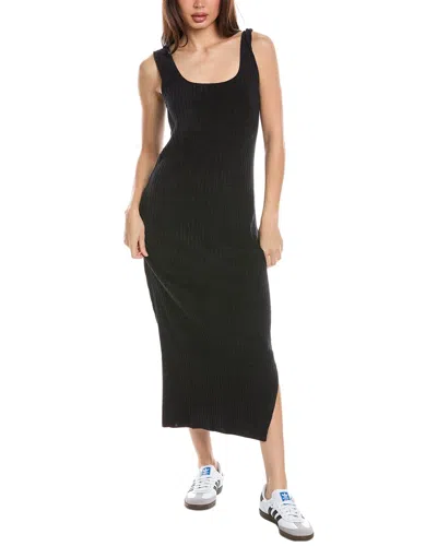 Barefoot Dreams Malibu Collection Ultra Soft Rib Tank Dress In Black