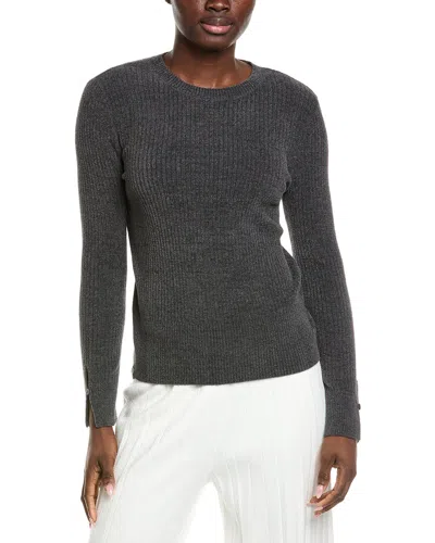 Barefoot Dreams Cozychic Ultra Lite Ribbed Top In Gray