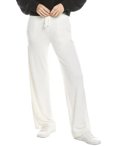 Barefoot Dreams Cozychic Ultra Lite Rolled Edge Pant In White