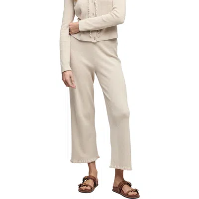 Barefoot Dreams Cozychic® Ultra Lite® Ruffle Hem Rib Ankle Pants In Multi