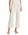 Barefoot Dreams Cozychic Ultra Lite Scallop Cropped Pants In Sand Dune