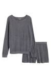 Barefoot Dreams Cozychic® Ultra Lite® Short Pajamas In Black