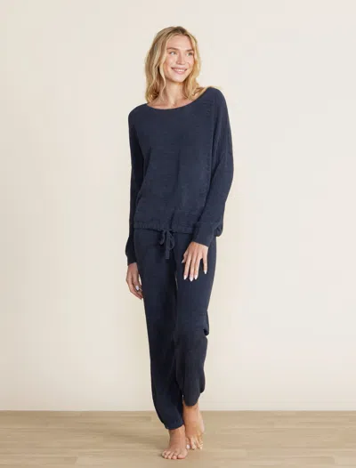 Barefoot Dreams Cozychic Ultra Lite® Slouchy Pullover In Indigo