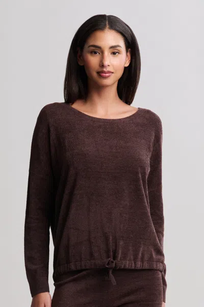 Barefoot Dreams Cozychic Ultra Lite® Slouchy Pullover In Umber