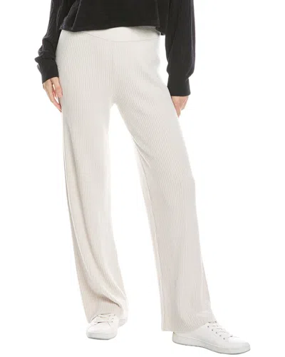 Barefoot Dreams Cozychic Ultra Lite Solid Rib Pant In White