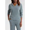 Barefoot Dreams Cozychic® Ultra Lite® Sweater Hoodie In Blue Cove