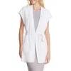 Barefoot Dreams Cozychic Ultra Lite Waist Tie Vest In Sand Dune