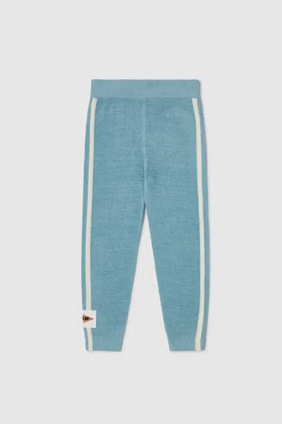 Barefoot Dreams Babies' Cozychic Ultra Lite® Toddler Jogger With Sports Stripe In Blue