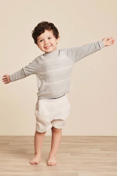 Barefoot Dreams Babies' Cozychic Ultra Lite® Toddler Short In Gray