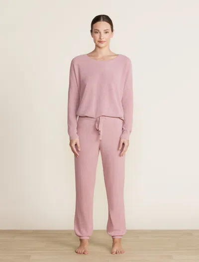 Barefoot Dreams Cozychic Ultra Lite® Track Pant In Pink