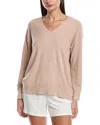 Barefoot Dreams Cozychic Ultra Lite V-neck High-low Pullover In Brown