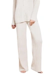Barefoot Dreams ® Cozychic® Ultra Lite® Wave Rib Button-up Shirt In Stone
