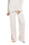 Barefoot Dreams ® Cozychic® Ultra Lite® Wave Rib Lounge Pants In Stone