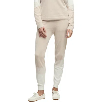Barefoot Dreams Cozychic® Ultra Lite® Wavy Colorblock Joggers In Neutral