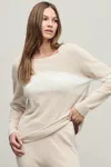 Barefoot Dreams Wavy Pullover In Neutral