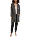 Barefoot Dreams Cozychic Ultra Lite Wide Collar Jacket In Grey