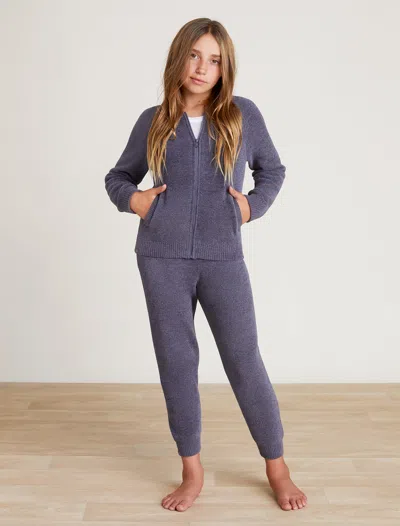 Barefoot Dreams Babies' Cozychic Ultra Lite® Youth Bomber And Jogger Set In Blue