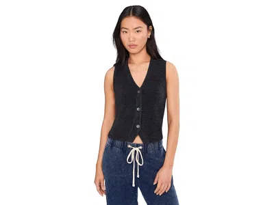 Barefoot Dreams Cozychic Ultra Lite® Button Front Vest In Black