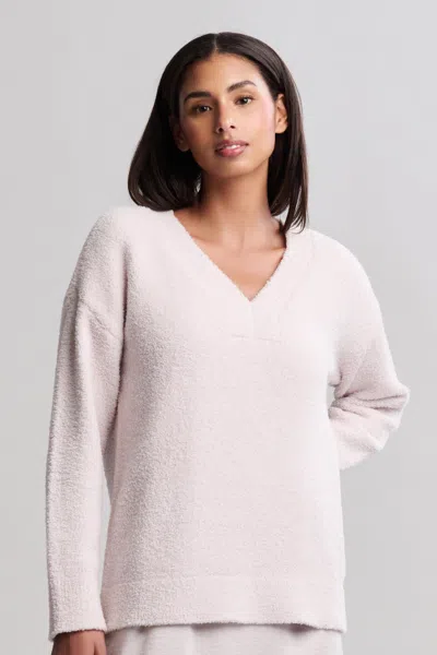 Barefoot Dreams Cozychic® V-neck Pullover In Sand Dune