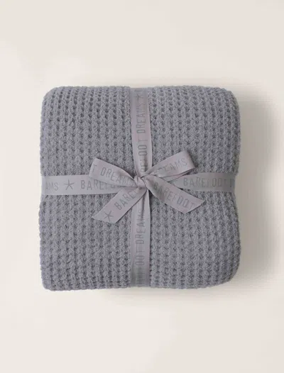 Barefoot Dreams Cozychic® Waffle Bed Blanket In Blue