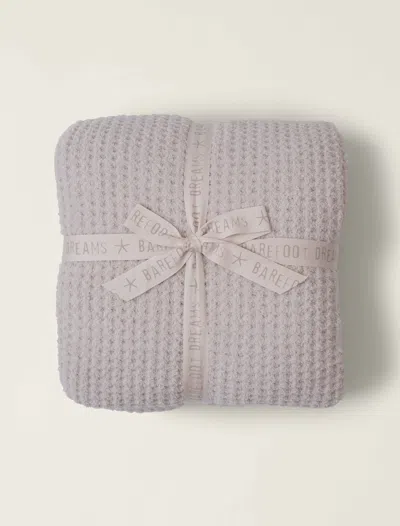 Barefoot Dreams Cozychic® Waffle Bed Blanket In Stone