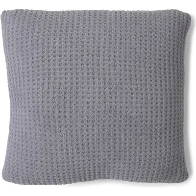 Barefoot Dreams Cozychic® Waffle Knit Accent Pillow In Dove Gray