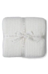 Barefoot Dreams Cozychic® Waffle Knit Bed Blanket In Pearl